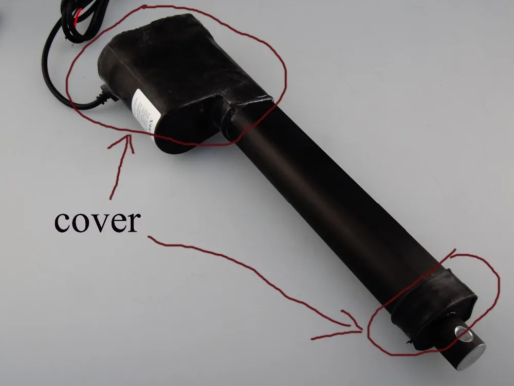 Customized  waterproof rubber cover for 1000n 3500n linear actuators