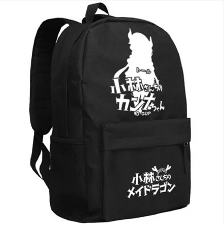 New Miss Dragon Maid Kobayashi-san Tohru Kobayashi KannaKamui Cosplay Backpack Cartoon Bag Anime Oxford Schoolbag