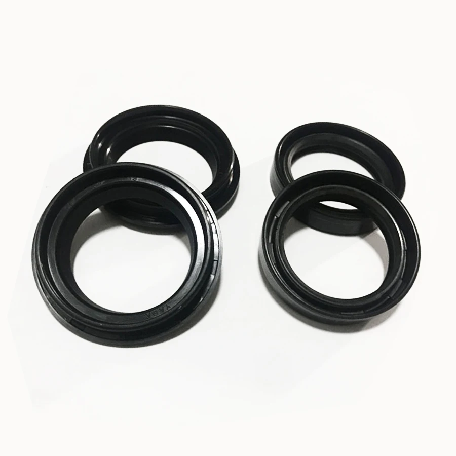 

4 pcs/lot 43*55*11 mm Motorcycle Front Fork Dust Seal And Oil Seal For Yamaha YZF-R1 2002-2008 YZF-R6 1999-2010 Damper Absorber