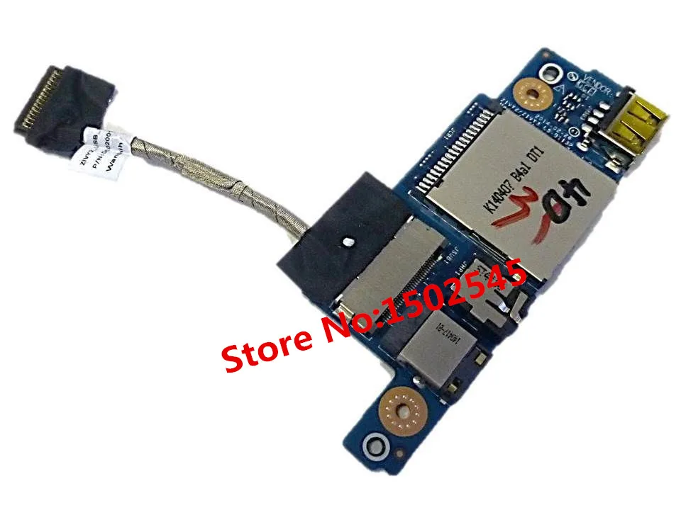 Miễn phí vận chuyển gốc máy tính xách tay usb board với cáp cho lenovo Y50 Y50-70 giao diện USB board audio board ZIVY2/ZIVY3 LS-B113P