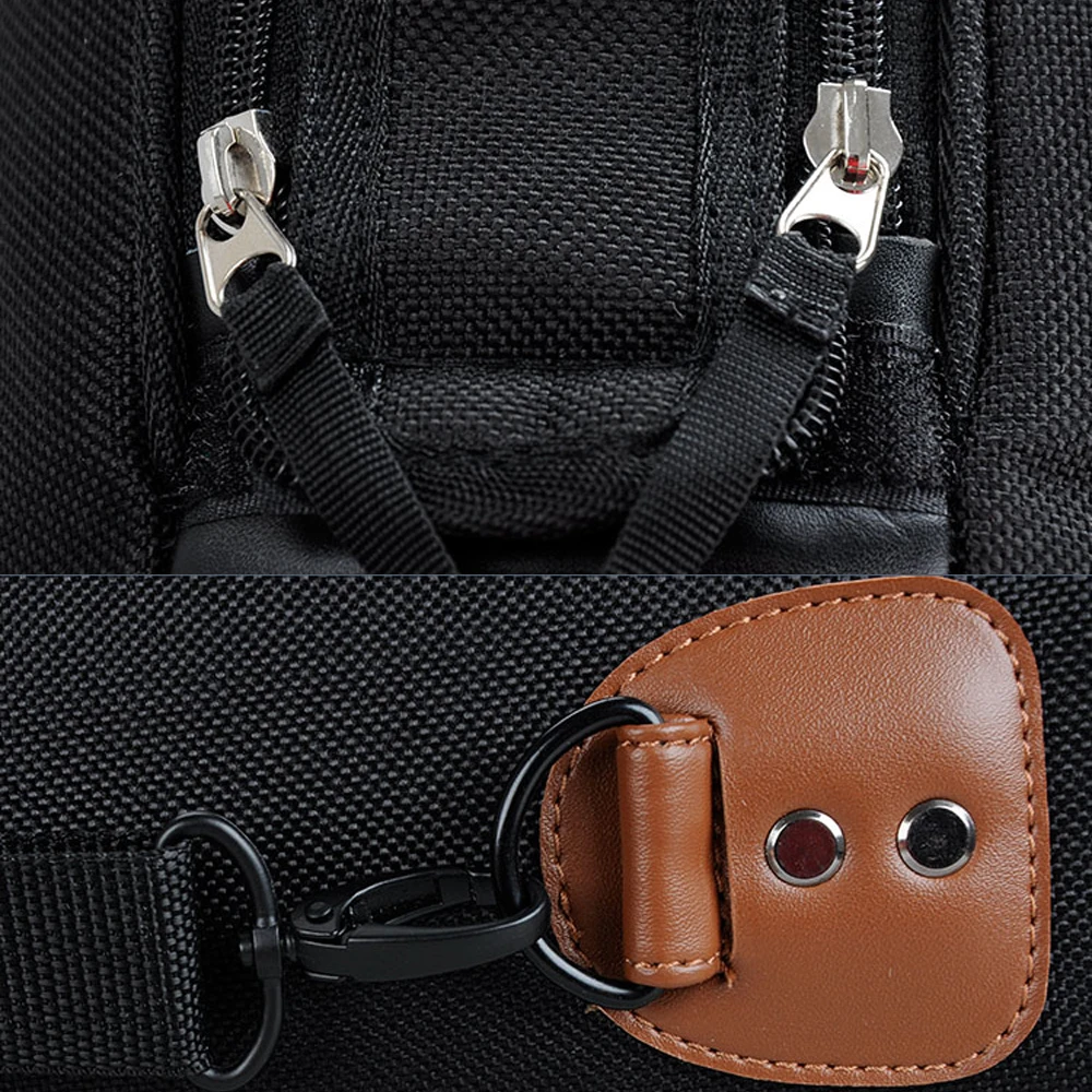 MoonEmbassy 1200D Waterproof Trumpet Bag Case 15mm Padded Oxford Cloth Adjustable Strap Pocket Accessories