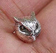 Cute Owl Stud Dissection Oddities Artery Gothic Jewelry Animal Witch Earring Fortune Teller Ear Pendant Gift