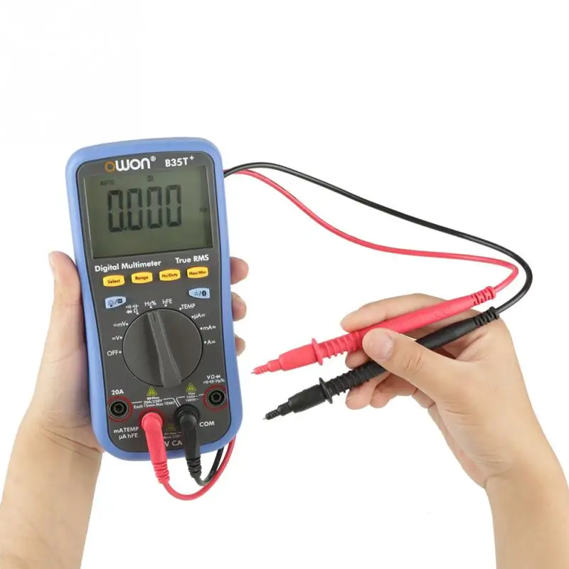 Originele Owon B35T + Digitale Multimeter True-Rms Auto Range Bluetooth Voltmeter Stroom Spanning Ampèremeter Ohmmeter Ohm Tester