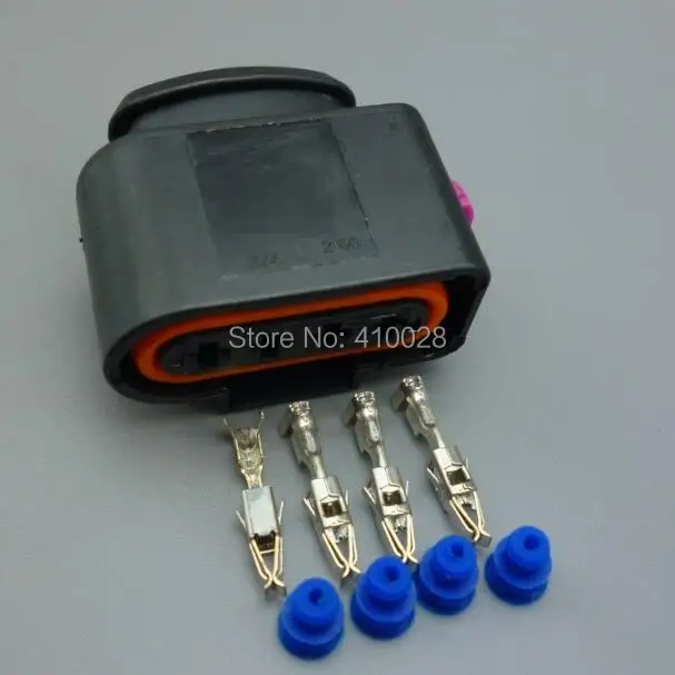 shhworldsea 5sets 4 Way female 4B0973724 Ignition Coil Connector Repair Kit Case For A4 A6 VW Passat 1J0 973 724 1J0973724