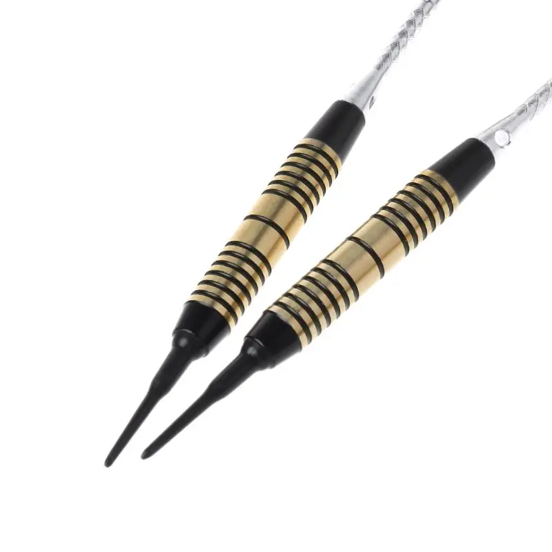 3pcs Black Copper Dart Barrels For Soft/Steel Tip Dart 49mm 16g With 2BA Thread Dart Supplies Entertainment Game Accessories