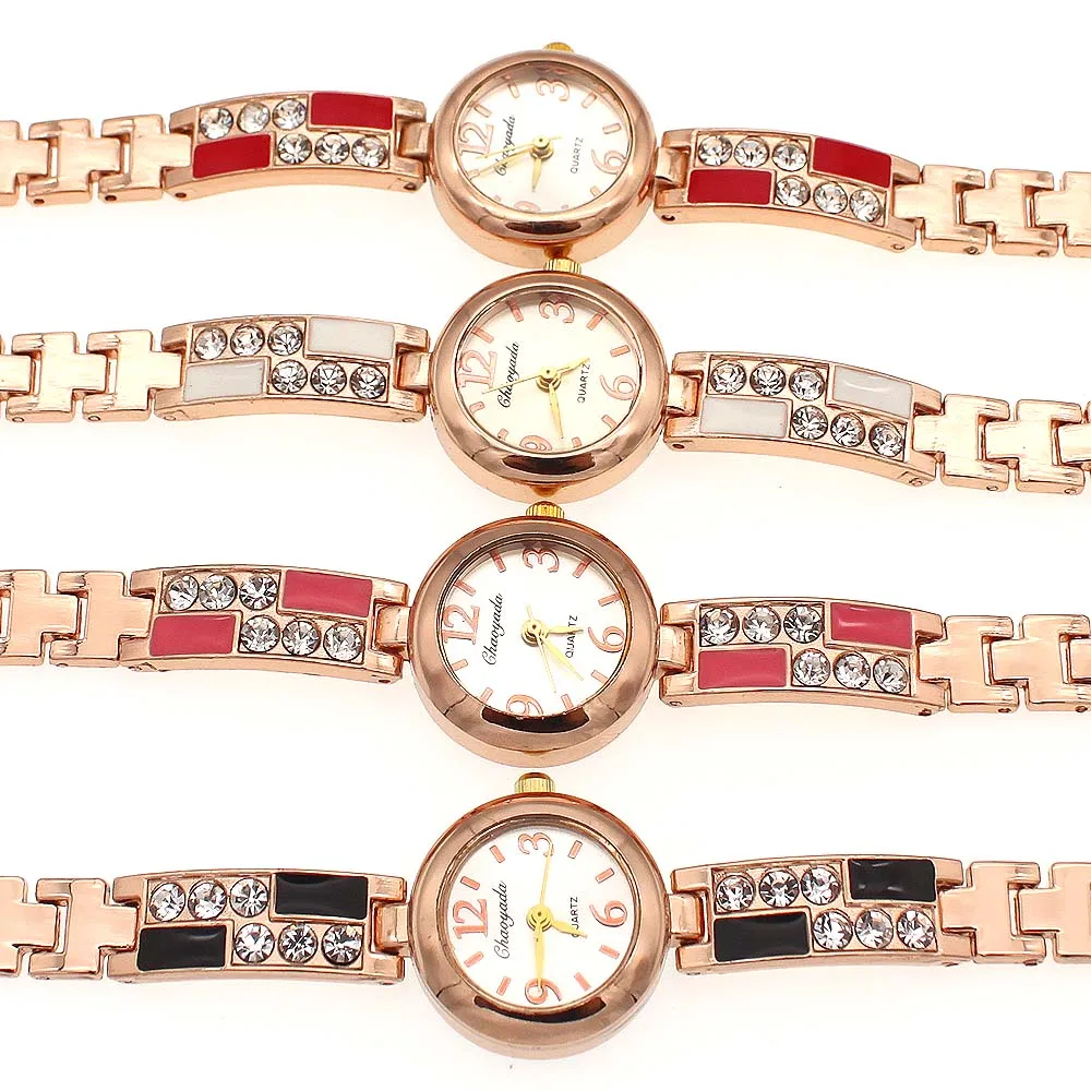 Luxury Brand Watches Women Waterproof Stainless Steel Quartz Watch Multi Cutting Surface Bracelet Watch