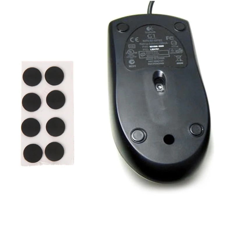 2 комплекта (8 шт) 0,6 мм мыши лапки коньки для logitech G1 M235 M315 mx300