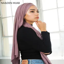 Clearance Sale High Quality Pure Color Crinkle Chiffon Scarf Foulard Muslim Hijab Women's Long Turban