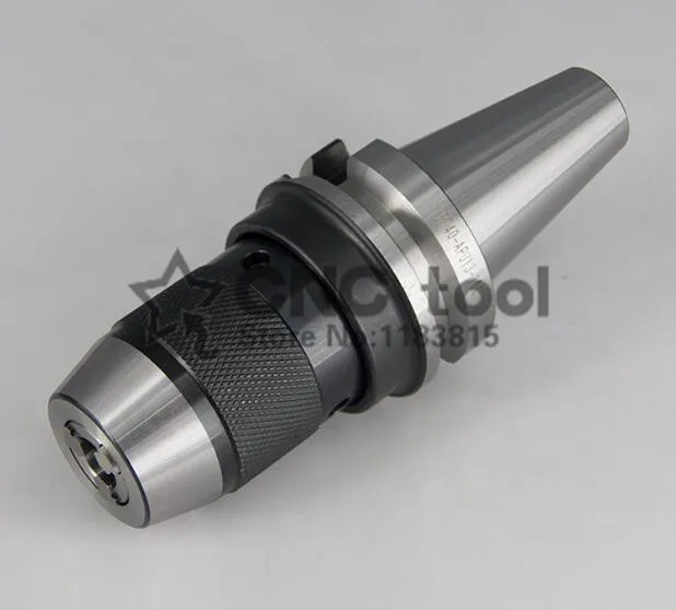 New BT40 APU16 Integrated keyless self tight Drill chuck for milling lathe Range:3-16mm