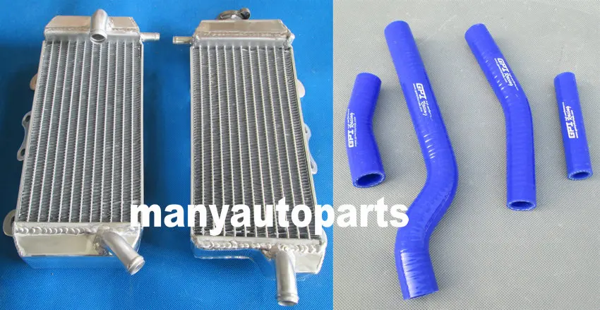 

Радиатор для Yamaha YZF450 YZ 450 F WR450 WR 450 F 07-09 08 2007 2008 + синий шланг