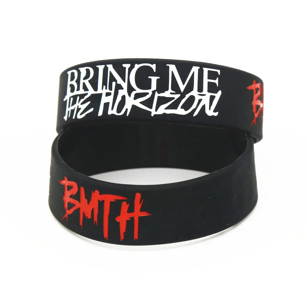 1PC Music Band Wide letters Silicone Bracelets&Bangles Death Metal Rock Music Silicone Wristband Fans Gifts SH211