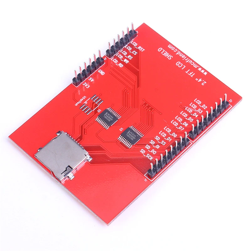 For Arduino UNO R3 Mega2560 TFT LCD Touch Screen Display 2.4 inch Shield LCD Module 18-bit 262,000 Different Shades Board