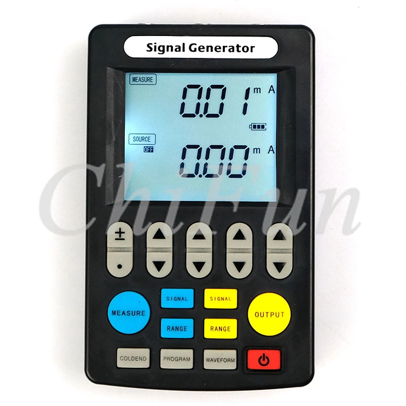 Freeshipping Signal Generator 4-20mA Signal Source 24V Current Voltage Thermocouple Generator Handheld Process Calibrator