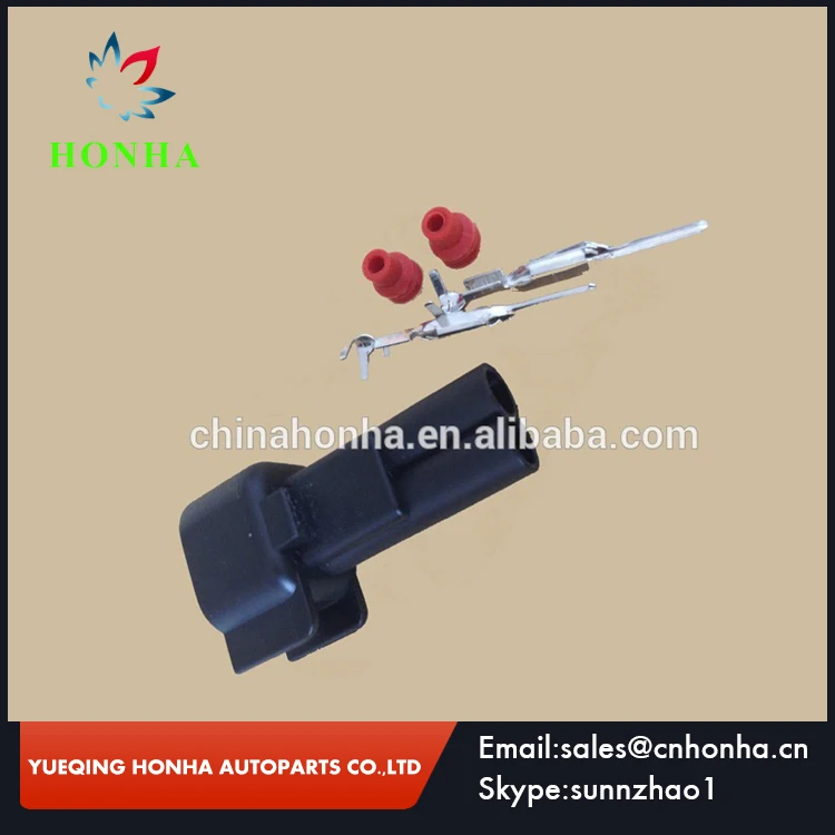 

EV6 EV14 2 Pin Waterproof Male Wire harness Fuel Injector Auto Connector