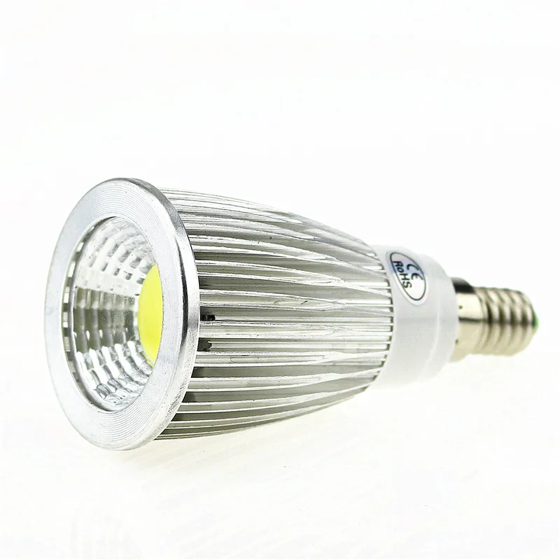 1X High Lumen E14 LED COB Spotlight 9W 12W 15W Dimmable AC110V 220V LED Spot Light Bulb Lighting Lamp Warm/Cool white