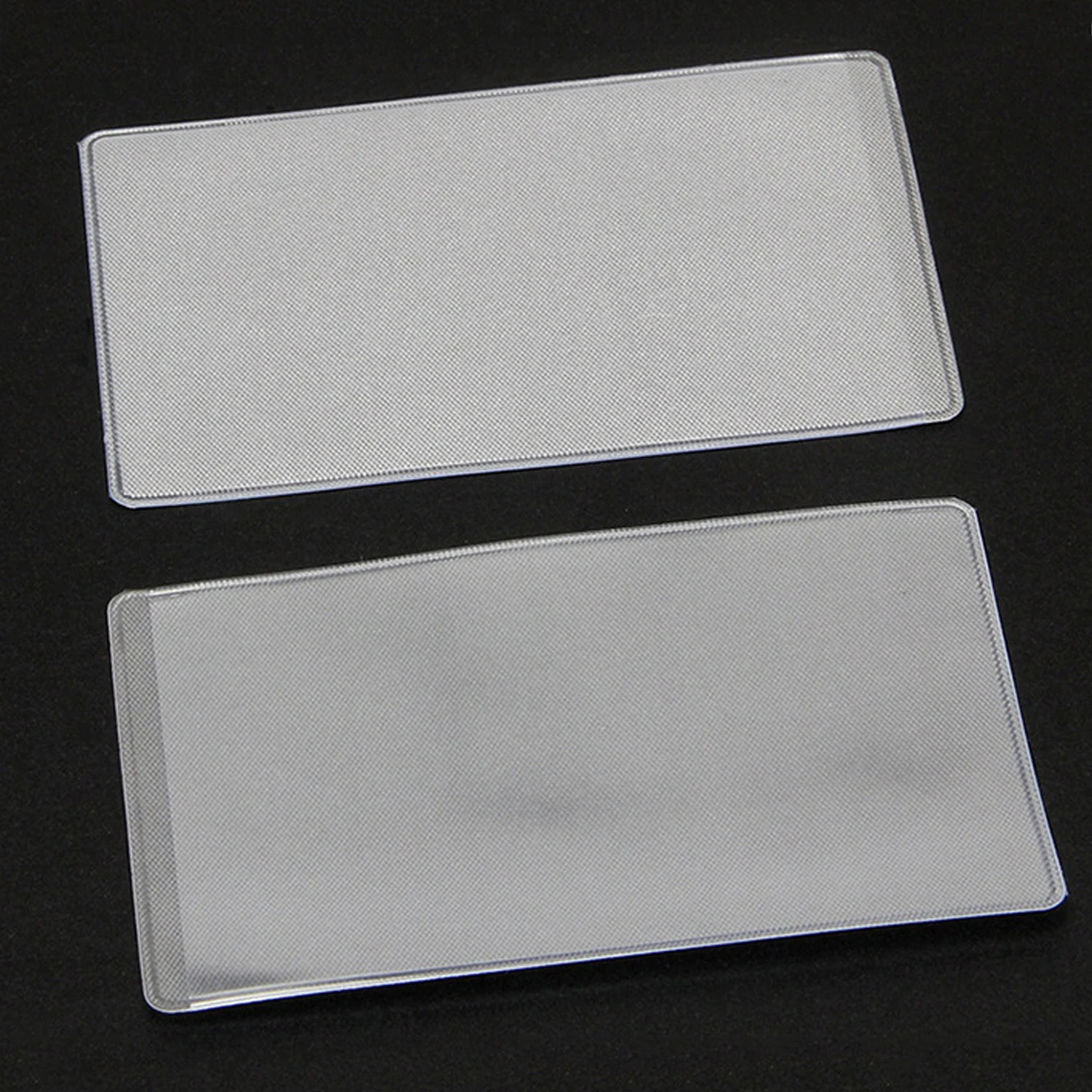 Porte-cartes d\'identité, Anti-vol, Anti-vol, en plastique Transparent mat, pour voyage d\'affaires, usage extérieur, 100 pièces