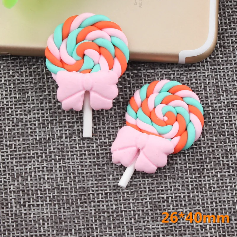 8 stücke Küche Spielzeug Garten Handwerk Mini Krawatte Bowknot Lollipop Simulation Spielzeug Figurine Puppenhaus Dekoration