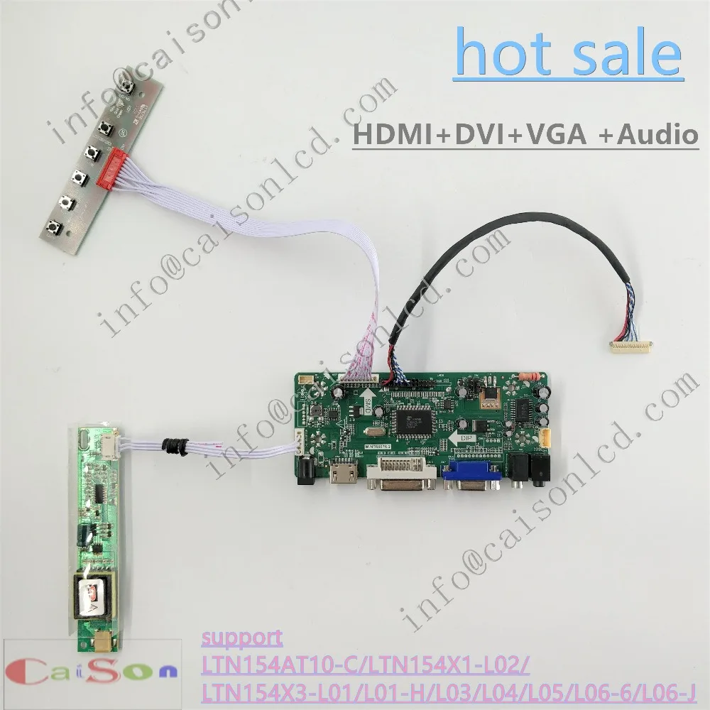 

DVI-VGA-AUDIO-of LCD main board driver LTN154AT10-C/LTN154X1-L02/LTN154X3-L01/L01-H/L03/L04/L05/L06-6/L06-J