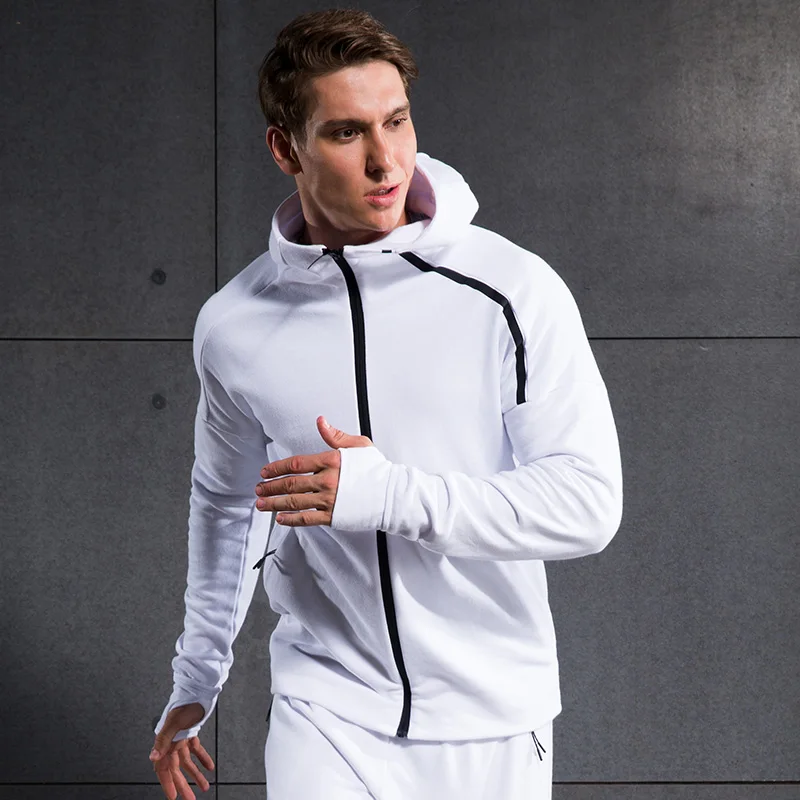 

Outdoor Sports Climbing Soccer Football Gym Jogger Zipper Cardigan Coat Sweater Men s Running Fitness Excercise Hooded Jacket