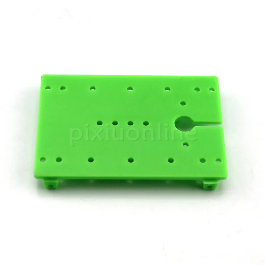 

2pcs/pack J372 40*60mm Green Plastic Baseboard Multi Holes Model Car Chassis Technology Making Free Shipping Russia