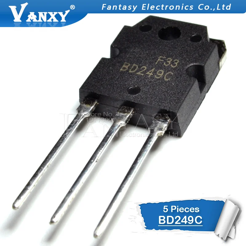 5pcs BD249 TO-218 BD249C TO-3P 249C BD250C BD250 BD245C BD246C BD246 BD245