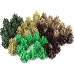 12PCS Garden Accessories Building Blocks Military MOC City Parts DIY Toys Green Bush Grass Tree Plants Bricks Compatible C043