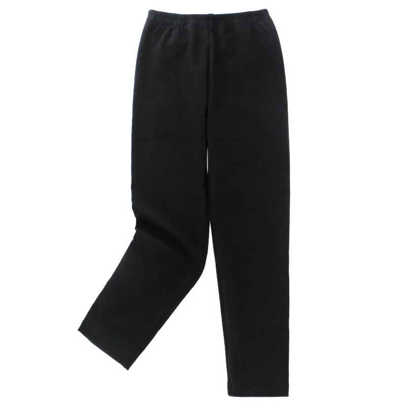 Pantalones de baile de Ballet de alta elasticidad para niños, mallas de algodón profesional para gimnasia y Ballet, color negro