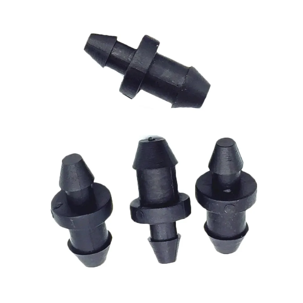 40 Pcs 1/4\' And 1/8\' Plug End Cap Lid Barbed Connector Hose Connector For Garden Drip 3/5mm & 4/7mm Hose Plastic Hose Fitting