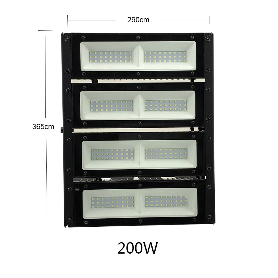 Multi Angle Flexible Adjustment Module Toughened Glass SMD3030 LED Light Fixture Outdoor Super Bright Industrial Lamp