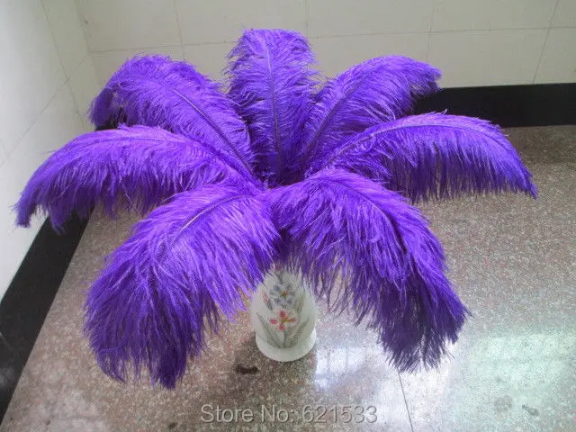 50pcs/lot 22-24 Inches Ostrich feather,violet colour,,hair accessories