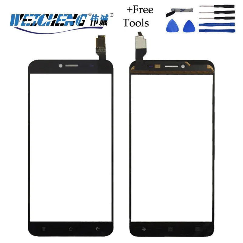 WEICHENG Mobile phone touch screen panel For Explay Diamond touch Capacitive front digitizer glass sensor Diamond touch lens