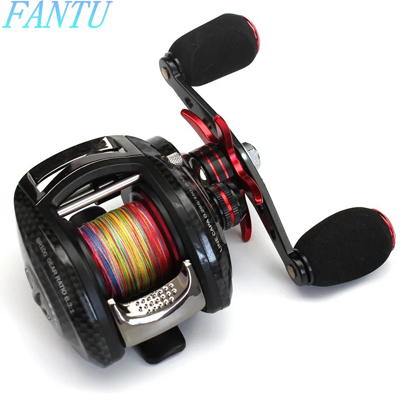 

FANTU Fishing Lure Baitcasting Reel 13 Bearings Metal Casting Reel Smooth Wire Wheel Left hand Or Right Hand Fishing Reels