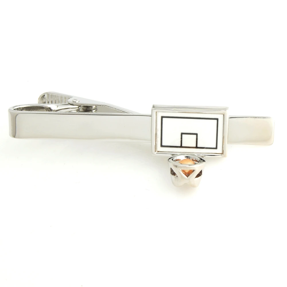 YHT-242 Novelty Basketball hoop,Cyclist,Track, Runway,Horsemanship Tie Clips,Tie Bar