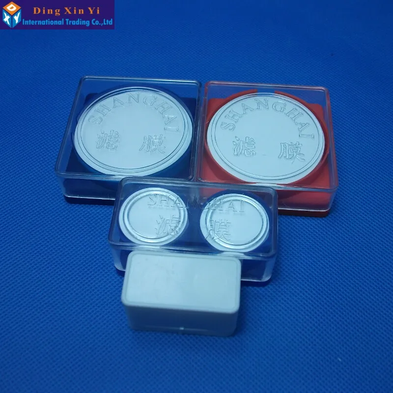 50pcs/lot 0.45/0.22um/0.8um 47mm Microporous MCE Water Microfiltration Membrane Filter Acetate cellulose