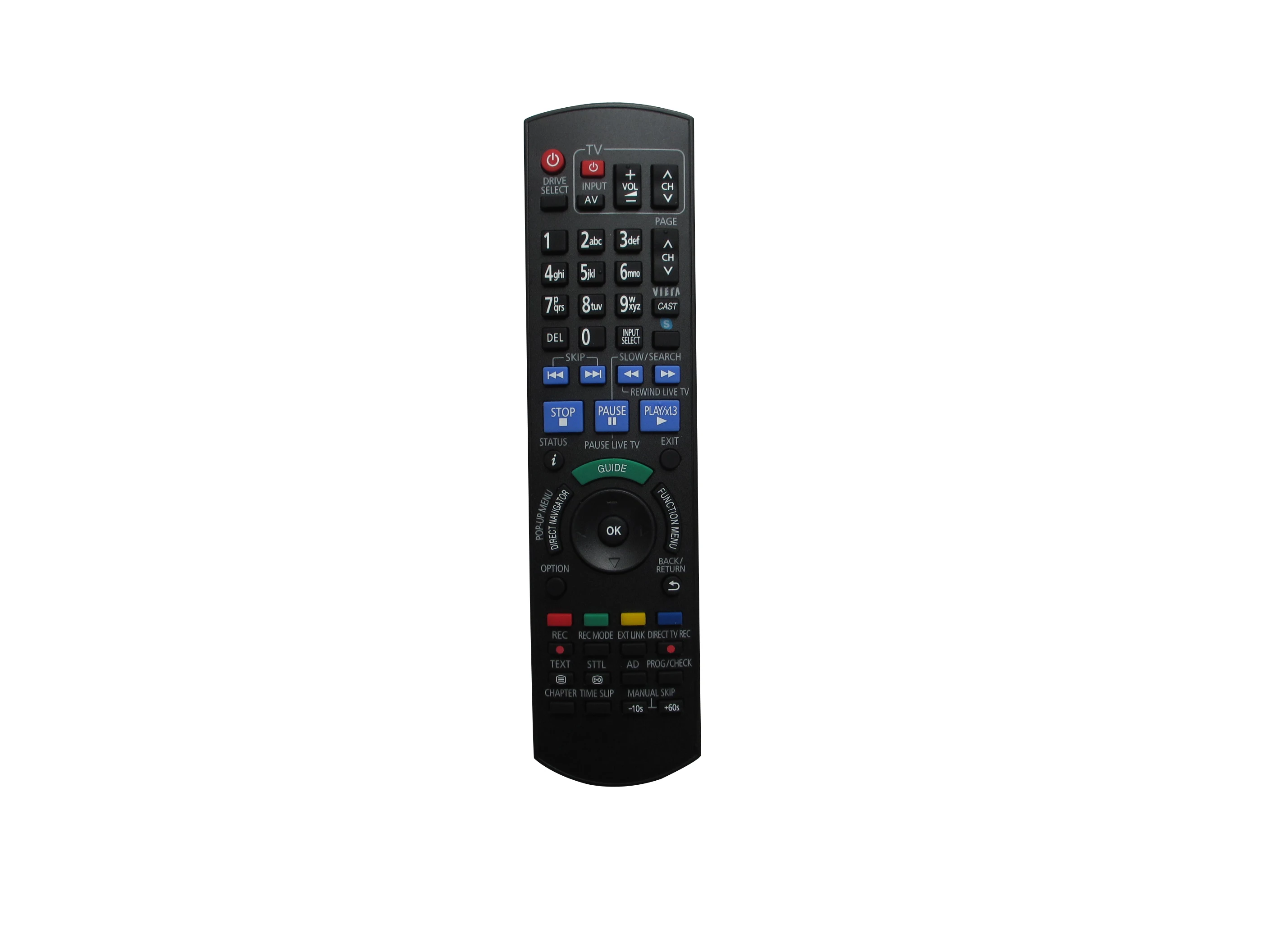 Repla Remote Control For Panasonic N2QAYB000130 DMR-EX98 N2QAYB000329 DMR-EH495 DMR-EH49 DMR-EH59 DMR-EH595 DVD Recorder