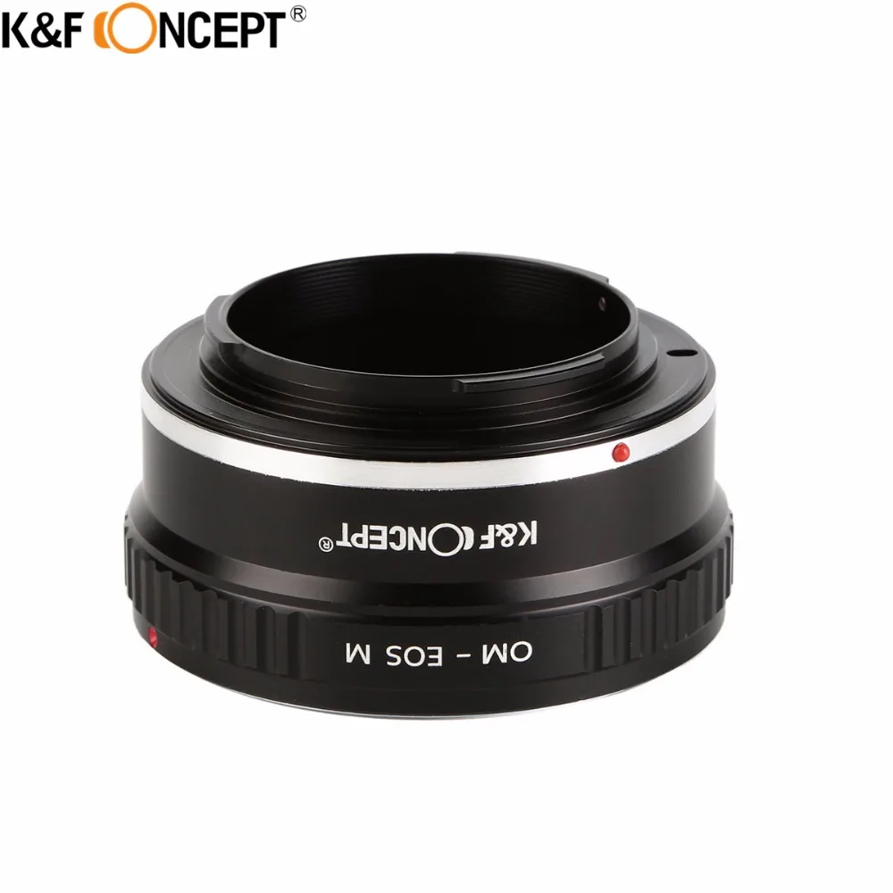 K & F مفهوم ل OM-EOS عدسة جبل خاتم محول مع ترايبود ل أوليمبوس OM Zuiko عدسة ل كانون EOS M EF-M جبل جسم الكاميرا