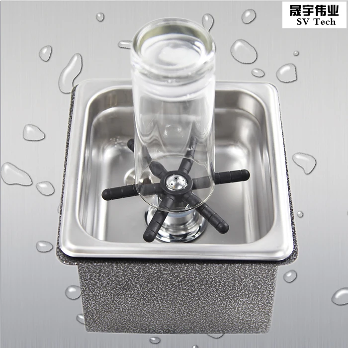 DISPENSE COUNTER TOP PITCHER RINSER FOR STEAMING PITCHERSSteaming Pitcher Rinser pitcher/glass rinser, mini sinkspray up faucet,