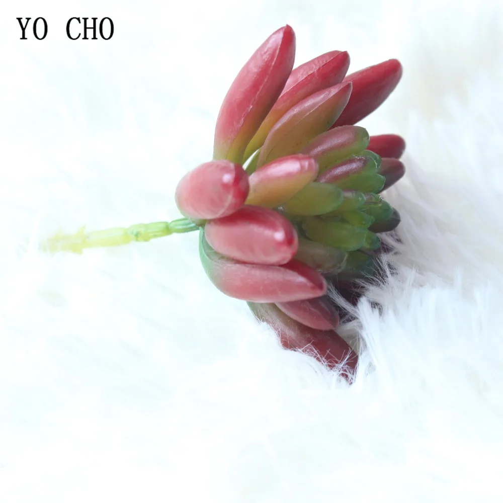 

YO CHO 1PC High Quality Artificial Mini Capsicum Fruit Succulent Plant Home Party Bar Garden Decor DIY Best Indoor Succulents