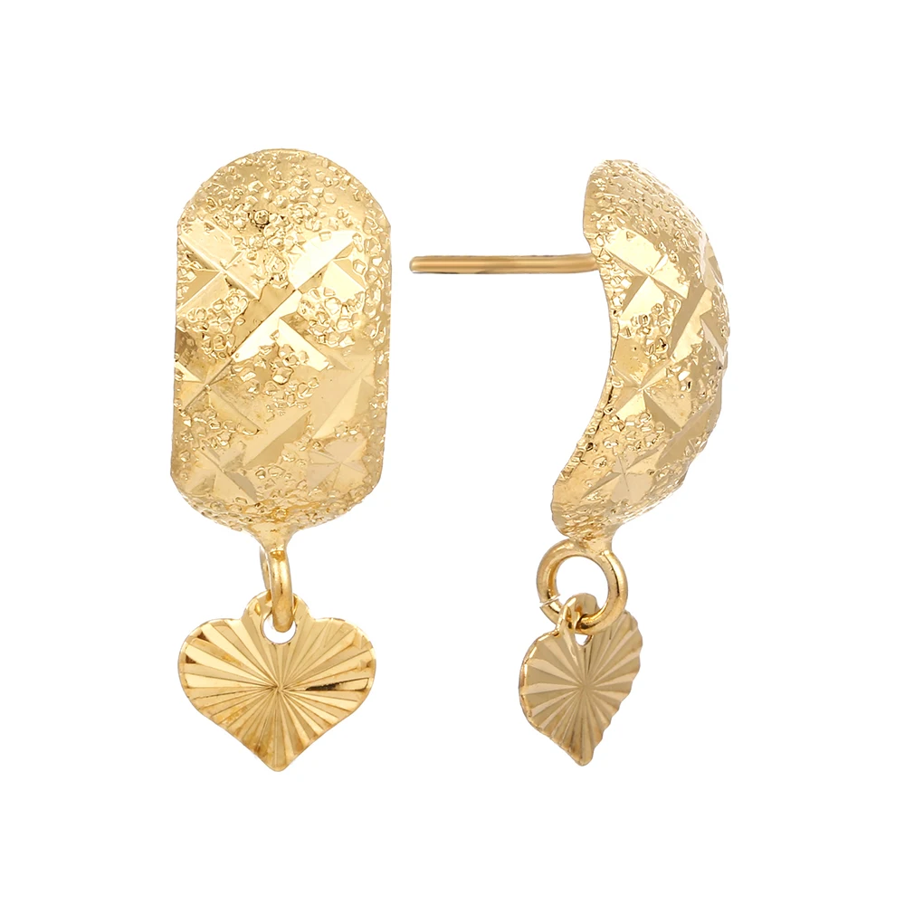 Ethlyn Ethiopian Gold Color Cute Clip Earrings for Girls/Women Jewelry Gifts E55