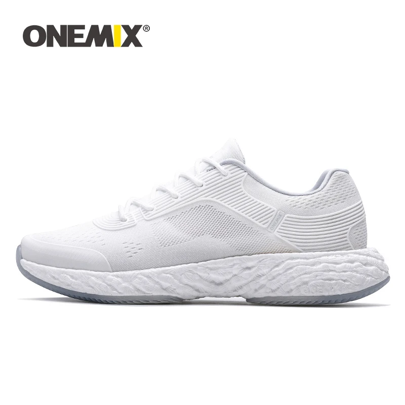 ONEMIX Summer Unisex Casual White Shoes Breathable Flats Training Shoes Lightweight Tenis Masculino Jogging Shoes Men Sneakers