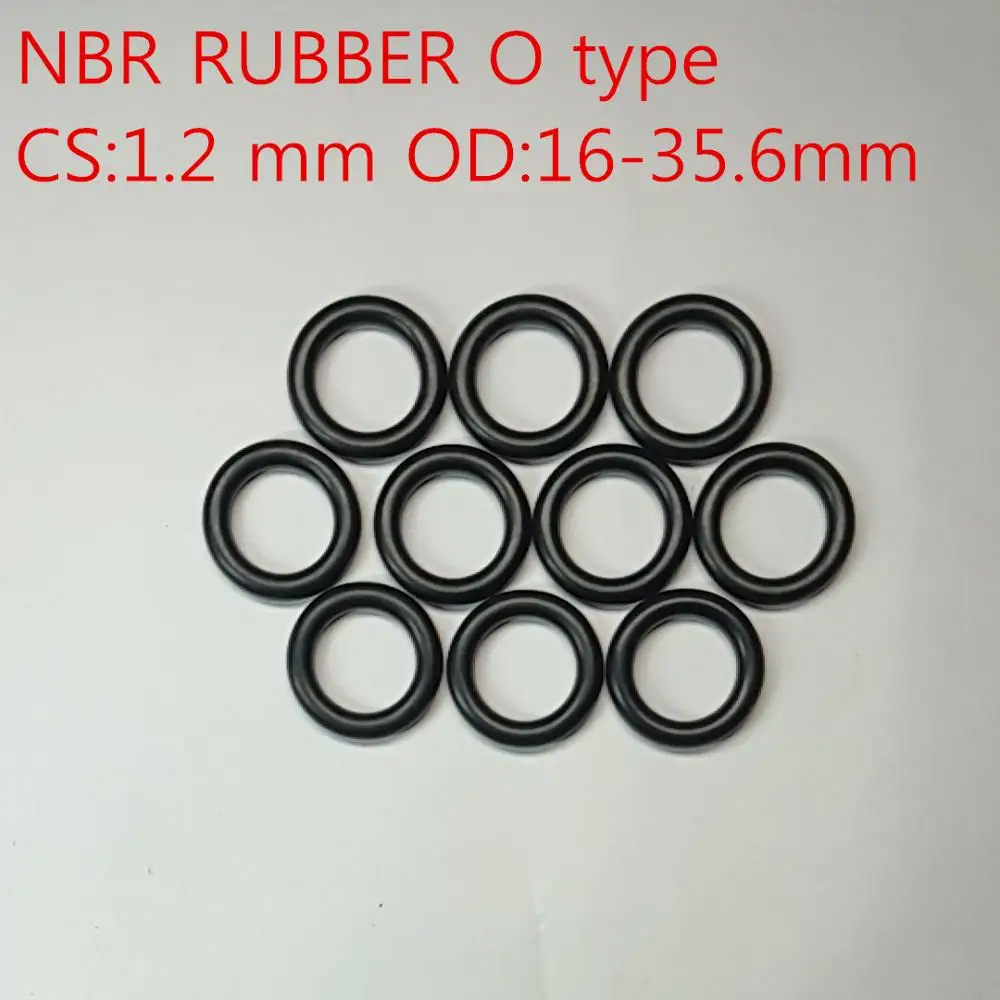 CS1mm OD3/4/5/6/7/8/9/11/12/13mm NBR Rubber O type Automobile Sealing Ring O-Ring Oil Sealing Gasket