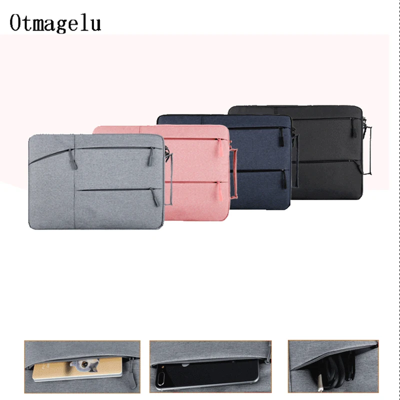 Tas Laptop untuk Macbook Udara Pro Retina 11 12 13.3 14 15 15.6 Inch Multifungsi Laptop Sleeve Case Tas Notebook pria Wanita Tas Tangan