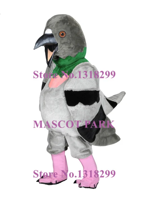 

mascot Grey Pigeon Mascot Costume Adult Size Professional Custome Dove Bird of Peace Anime Cosplay Costume Carnival Fancy Dress