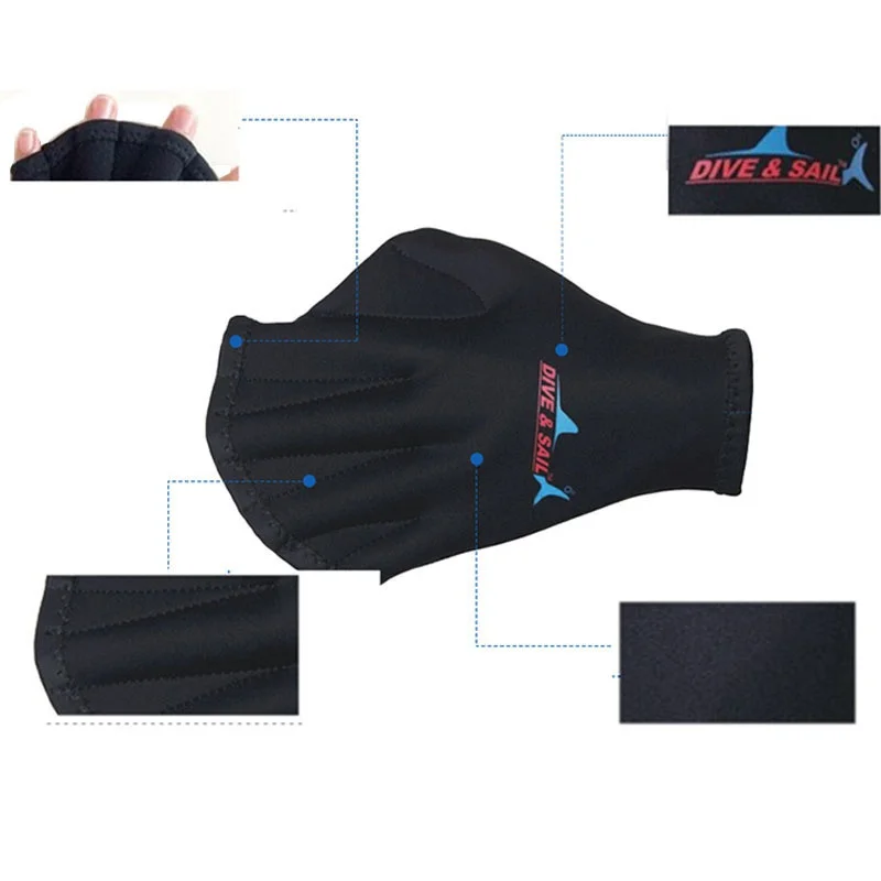 1 para dorosłych rękawice do nurkowania pływanie kula Webbed rękawice pływackie Surfing wysokiej jakości sport Paddle szkolenia Finger- Less Solid