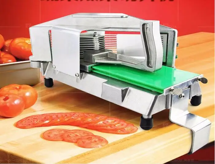 Manual Tomato Slicer Stainless Steel Vegetable Chopper Fruits Cutting Machine Food Cutter