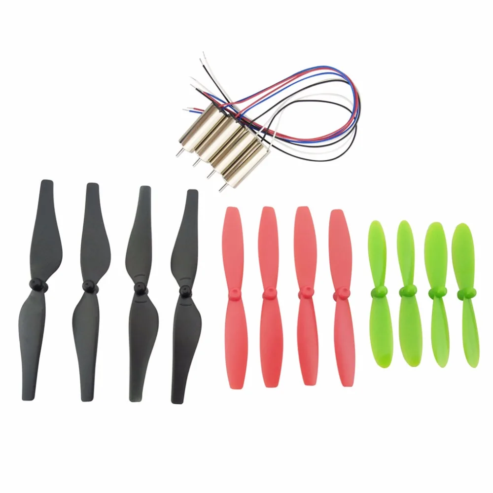 7.4V 8520 hollow cup motor four-axis aircraft motor equipped with propeller DIY drone motor with 3 blades air set aircraft model