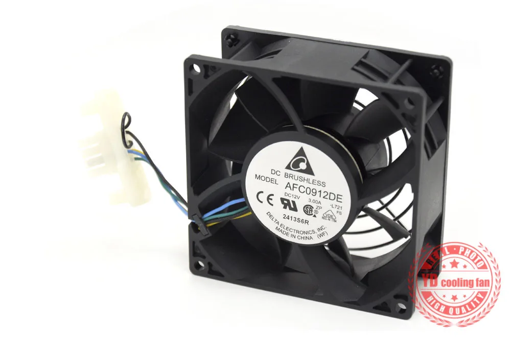 brand new DELTA  AFC0912DE 9038  9CM 12V 3A cooling fan