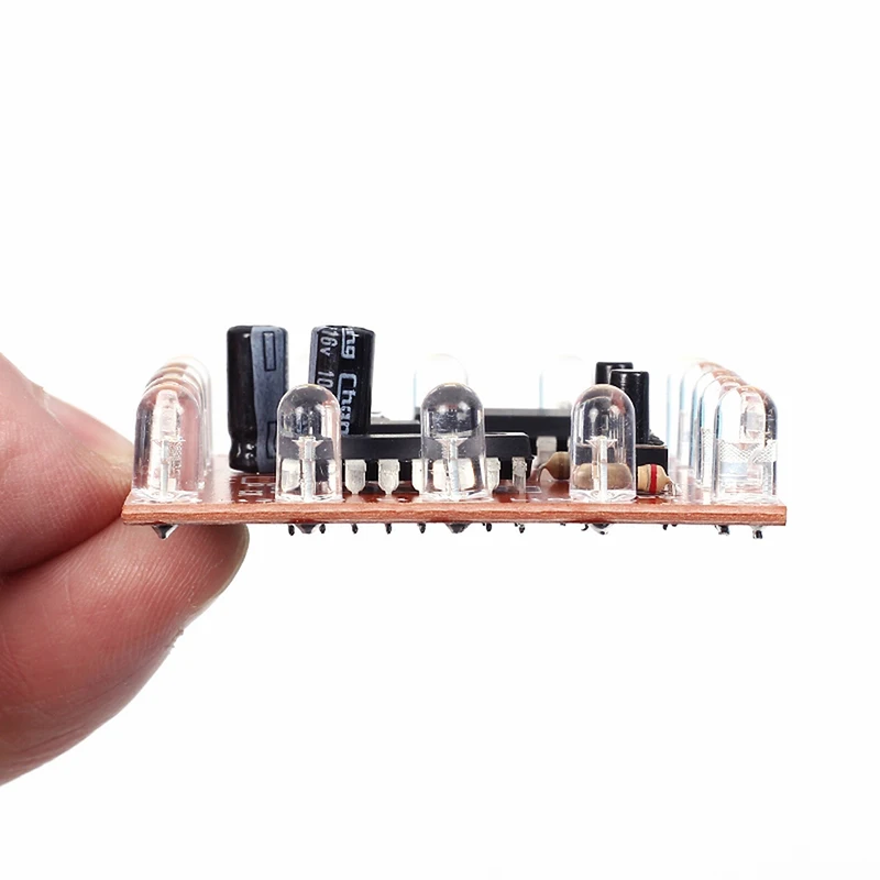 NE555+74HC595 16Bit 16 Channel Light Water Flowing Lights LED Module Kit DIY Kits 1.5mm Board DIY Small Night Lamp