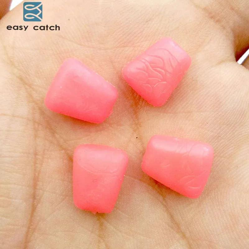 Easy Catch 50pcs Soft Carp Fishing Corn Baits Pink Artificail Floating Rubber Sweet Corn Lures Carp Fishing Accessories