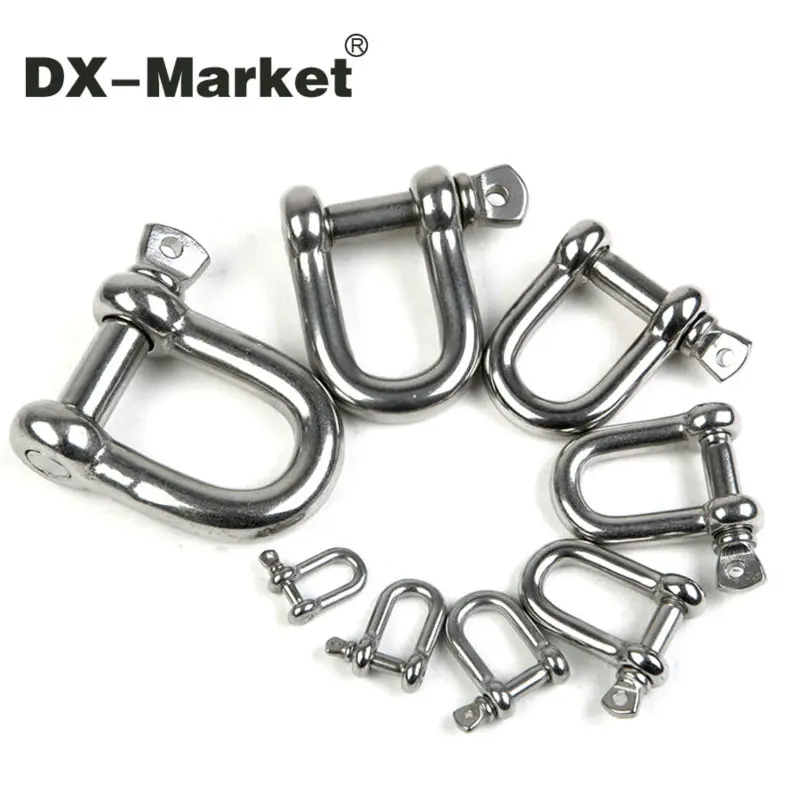 

m25 , 316 stainless steel shackle Rigging sus316 d shackle , sus316 m25 dee shackle